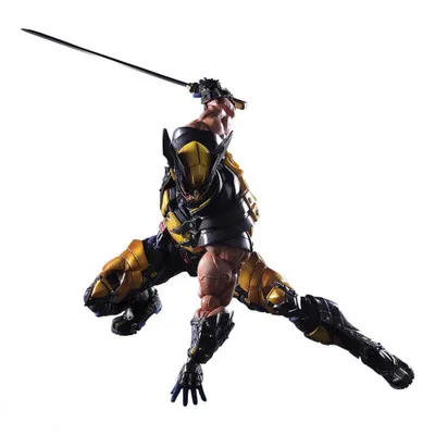 

Cool product with high quality Play arts Kai X-MEN Wolverine action Figure PVC 26CM 10.23" Anime TOY GIFT Doll Model Collection