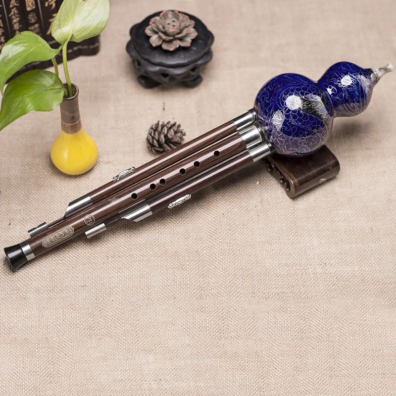 C Key Hulusi Traditional Chinese Handmade Flute Ethnic Musical Woodwind