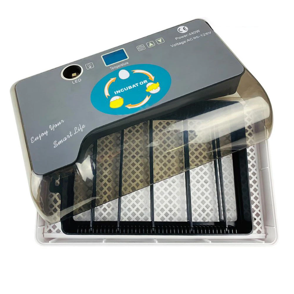 

New 12 Eggs Incubator Hatcher Digital Temperature Hatchery Box Small Brooder For Chicken Duck Bird Pigeon Quail