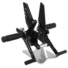For Suzuki GSXR1000 GSXR 600 750 SV650 S CNC Adjustable Rear Sets Rearset Footrest Foot Rest Pegs D49 For Suzuki GSXR1000 GSXR 600 750 SV650 S CNC Adjustable Rear Sets Rearset Footrest Foot Rest Pegs D49