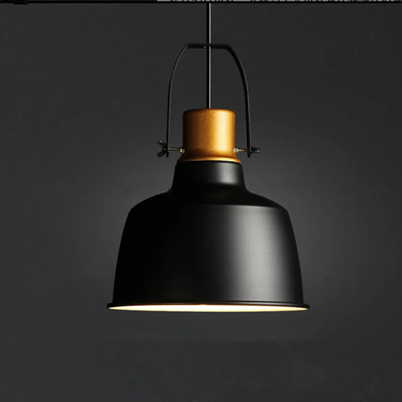 industrial style lamps led vintage pendant lights aluminum gold pot