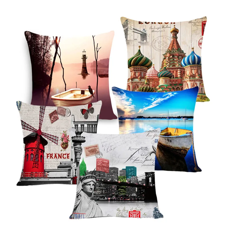 Manhattan Statue of Liberty New York City Car Decorative Throw