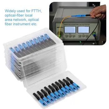 

100PCS SC Fiber Fast Connector UPC Single-mode Optic Fiber Connector SC UPC Quick Connector FTTH Fiber