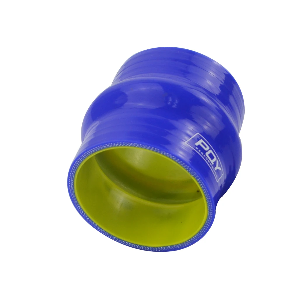WLR Racing Blue &amp Yellow 2.5&quot 64mm Hump Straight Silicone Hose Intercooler Coupler Tube Pipe With PQY Logo HSH0025 QY|Шланги и