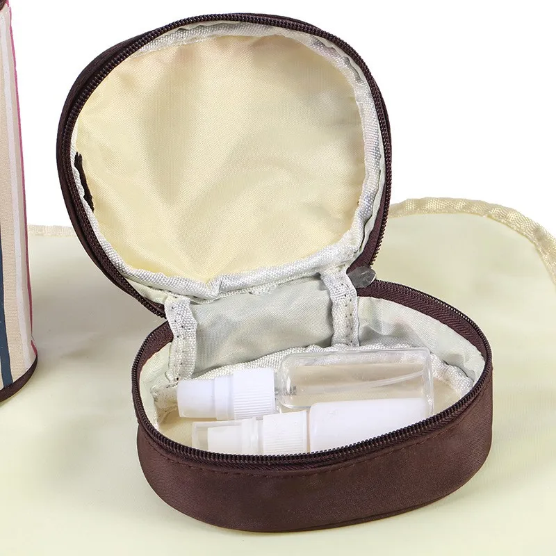 MOTOHOOD Striped Baby Diaper Bag Baby Care Nappy Bag Stroller Handbags For Moms Organizer Baby Carriage Bag 4015.530cm (8)