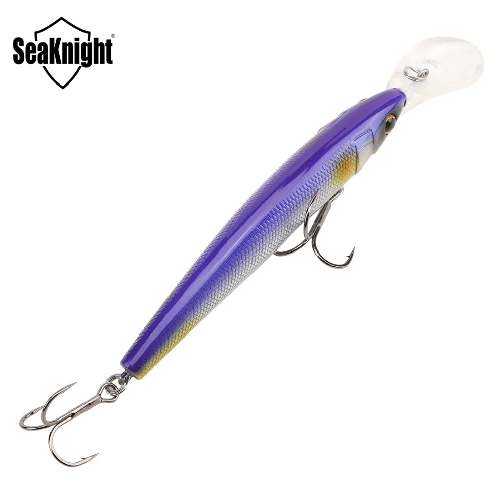 Seaknight SK014 приманка в форме гольяна 1 шт. Розничная 95 мм 12 г 0-1 8 м подвесные Крючки