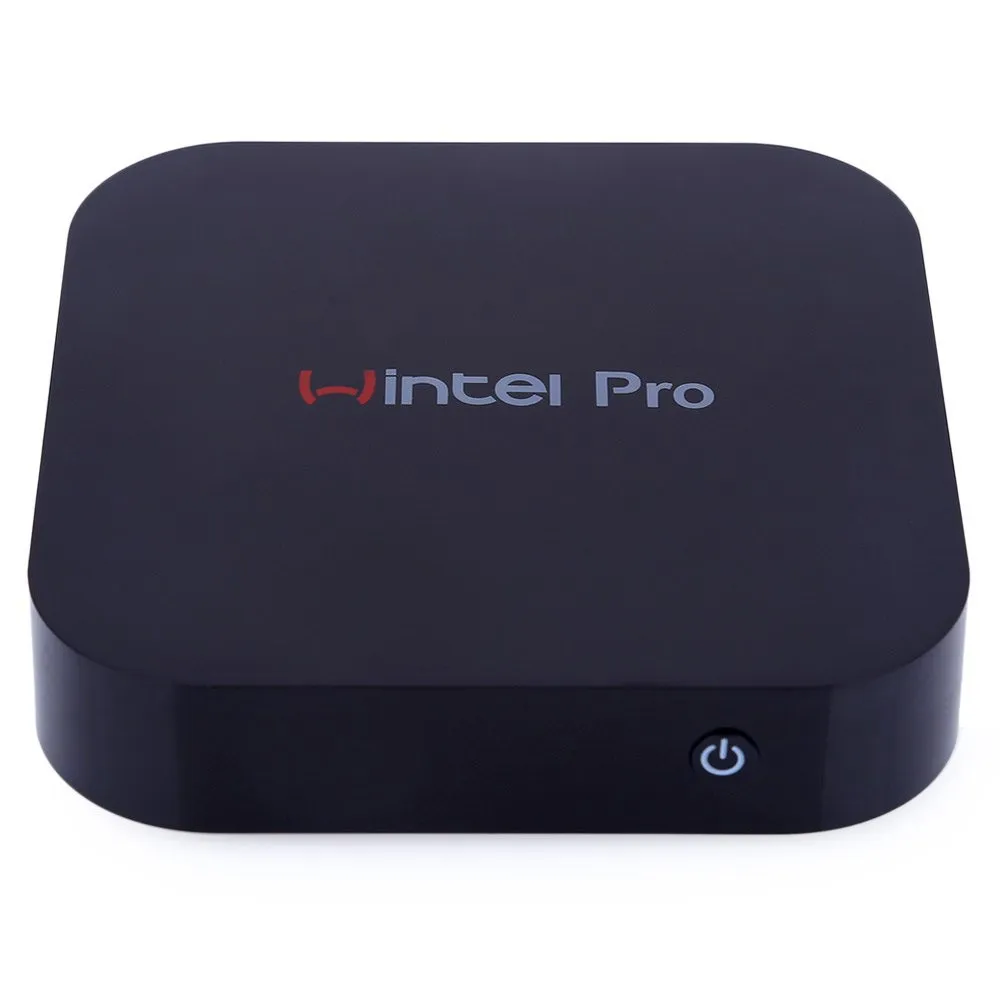 ТВ приставка Wintel Pro W8 Windows 10 Z8300 четырехъядерный 2 4 ГГц Wi Fi Bluetooth 0 Гб ОЗУ 32 ПЗУ умный