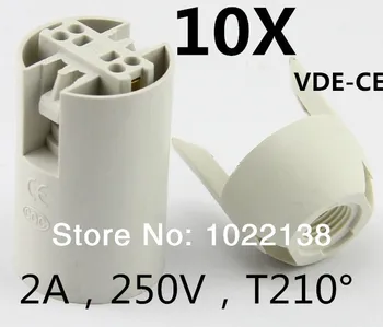 

10pcs/ lot E14 Lamp Holder-Led Socket Adapter-1*10 E14 Screw Edison Converter Free Shipping With Tracking No.