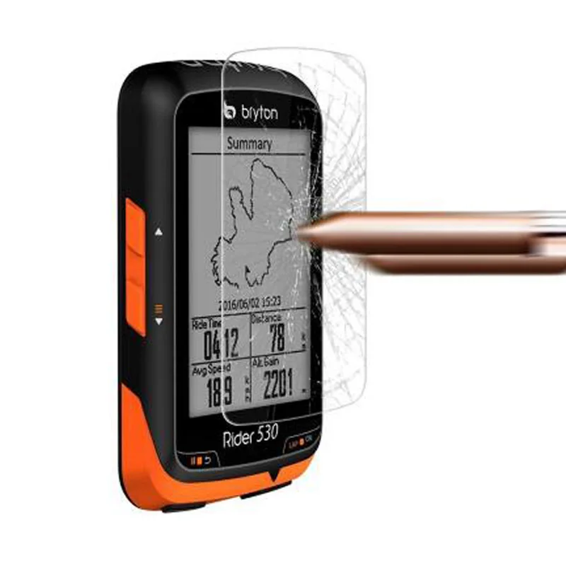 Прозрачная защитная пленка из закаленного стекла для Bryton Rider 530 R530 Защита экрана