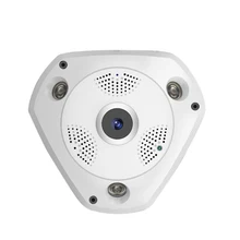 2017 Nova 960 P 3D VR WIFI Câmera IP Panorâmica de 360 Graus Visão Visão Noturna Mini CCTV 1.3MP P2P Câmera de Segurança Do Monitor Sem Fio