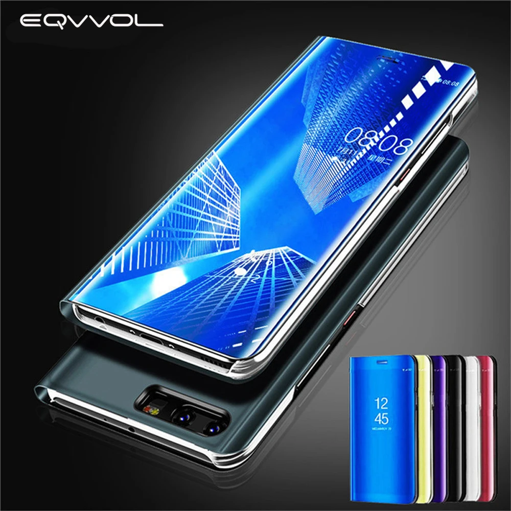 Eqvvol модный прозрачный зеркальный чехол для телефона Huawei P20 Pro P10 P9 P8 Lite чехлы с