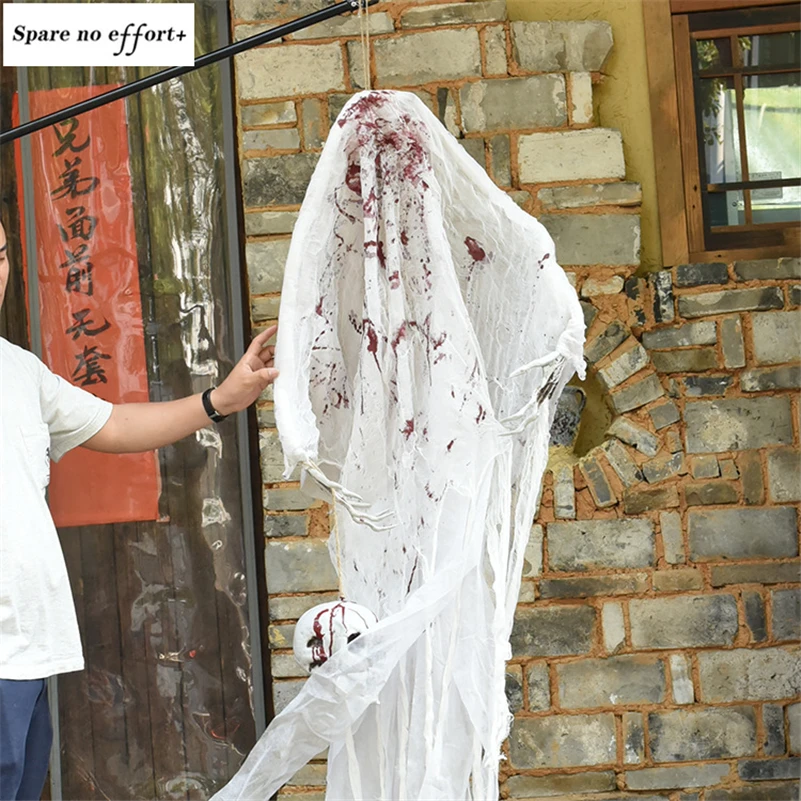 

Creepy Zombie Bar Haunted House Halloween Decoration Scary Skull Halloween Hanging Ghost Grim Skeleton Halloween Party Supplies
