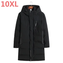 Зимняя куртка размера плюс 10XL 9XL 8XL Новая мужская повседневная куртка пальто мужские куртки высококачественная ткань мужская одежда с хлопковой подкладкой