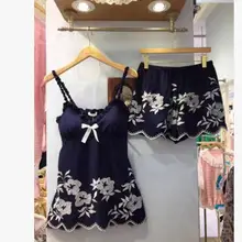 Для женщин пижамы сексуальные слинг жгут пижамный комплект спортивный костюм без рукавов Топы корректирующие комплект Пижамные комплекты ночной костюм пижамы