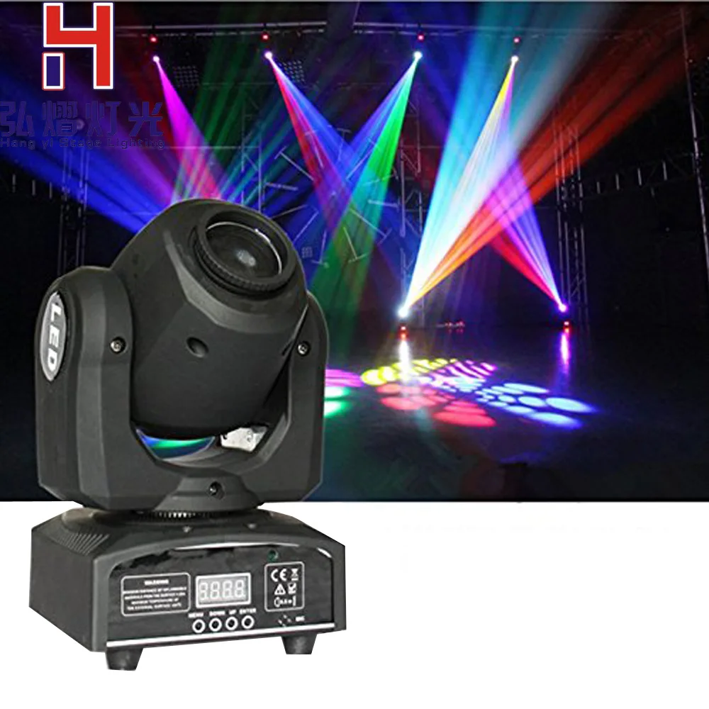 

(1 pieces/lot) mini led moving head spot light 30w 7 gobo+open gobo- flow effect gobo shake 11channels from china moving head