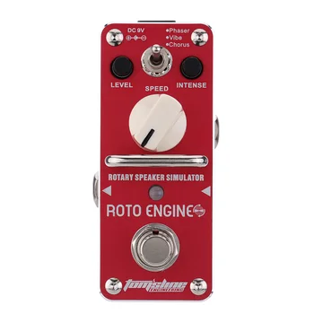 

AROMA ARE-3 ROTO ENGINE Rotary Speaker Simulator Guitar Effect Pedal with Phaser Vibe Chorus models True Bypass