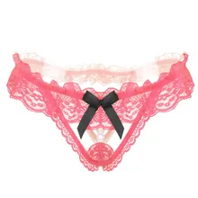 Женские сексуальные кружевные трусики, бесшовные трусы мягкие трусики, нижнее белье, кружевные стринги, увеличивающие фигуру, сексуальные женские#5
