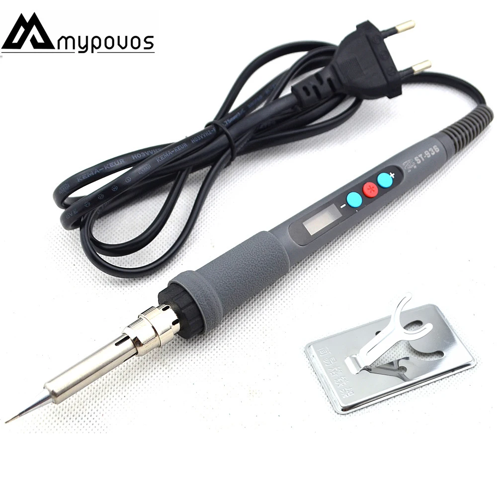 Goedkoop St 936 60W Led Digitale Verstelbare Elektrische Soldeerbout Constante Temperatuur Soldeerstation Iron Rework Lassen Gun Tool