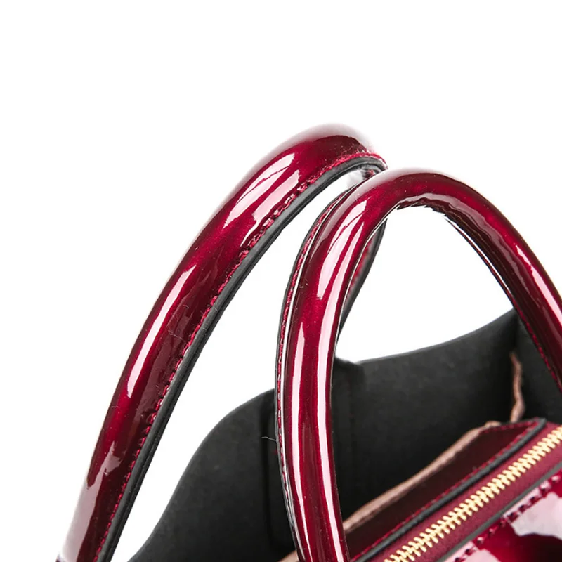 

1pcs Women Handbag Crossbody Bag Mirror Surface Smooth PU Leather Square Ladies Bags MSJ99