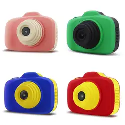 Мини-милая камера с двойным объективом 2,3 дюймов цифровая камера для детей игрушки Дети