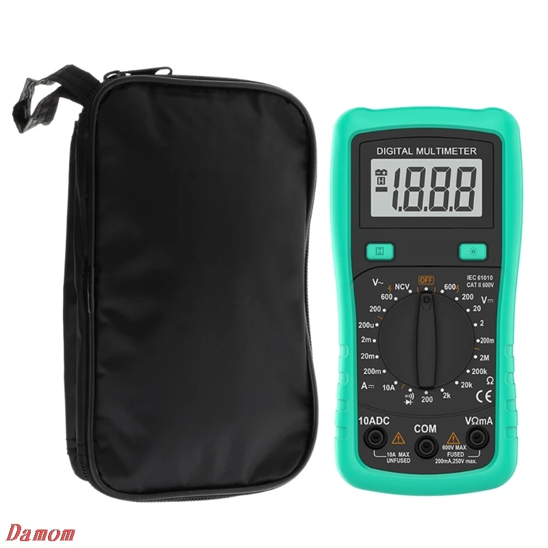 

Multimeter Black Colth Bag 20*12*4cm UT Durable Waterproof Shockproof Soft Case