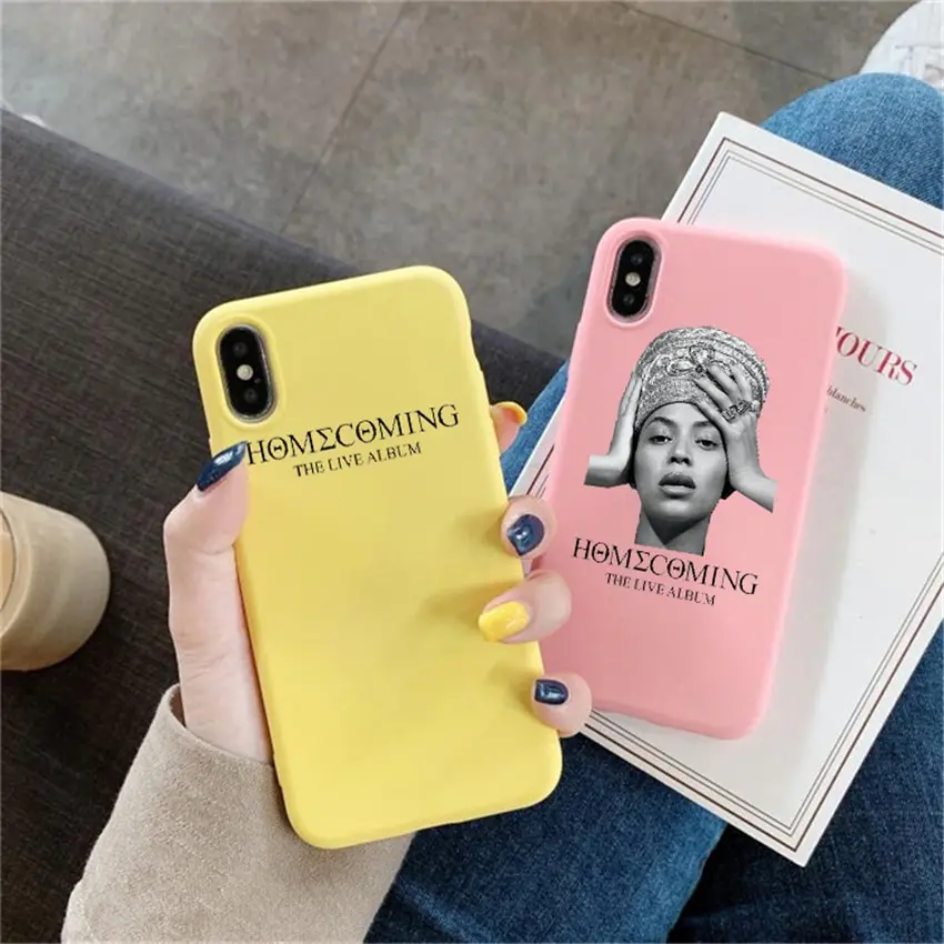 Beyonce HOMECOMING THE LIVE ALBUM Case For iPhone X 7 Plus XS 10 Case Silicone Phone Cover For iPhone 6S 8 6 Plus XS Max Case