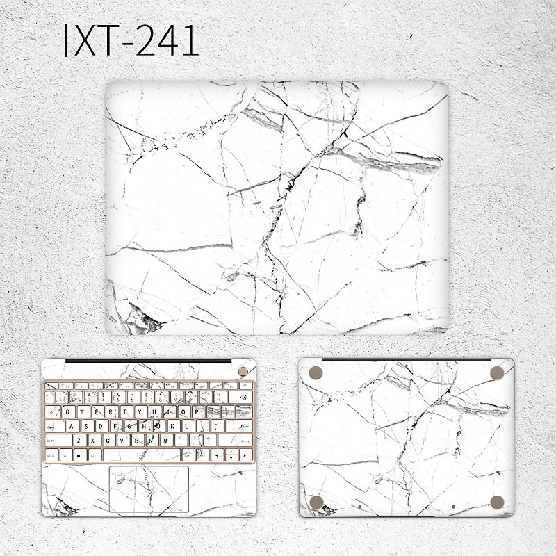 Ноутбук Стикеры для huawei Matebook X 13,9 X Pro 13,3 дюймов черный мрамор виниловая наклейка тетрадь кожного покрова MateBook E 12 D 15,6