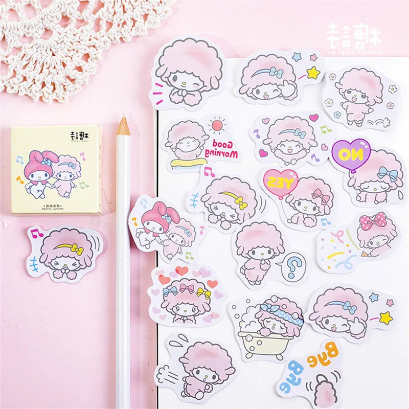 40 шт./компл. Kawaii Милая овечка канцелярские Блокнот креативный милый клейкая