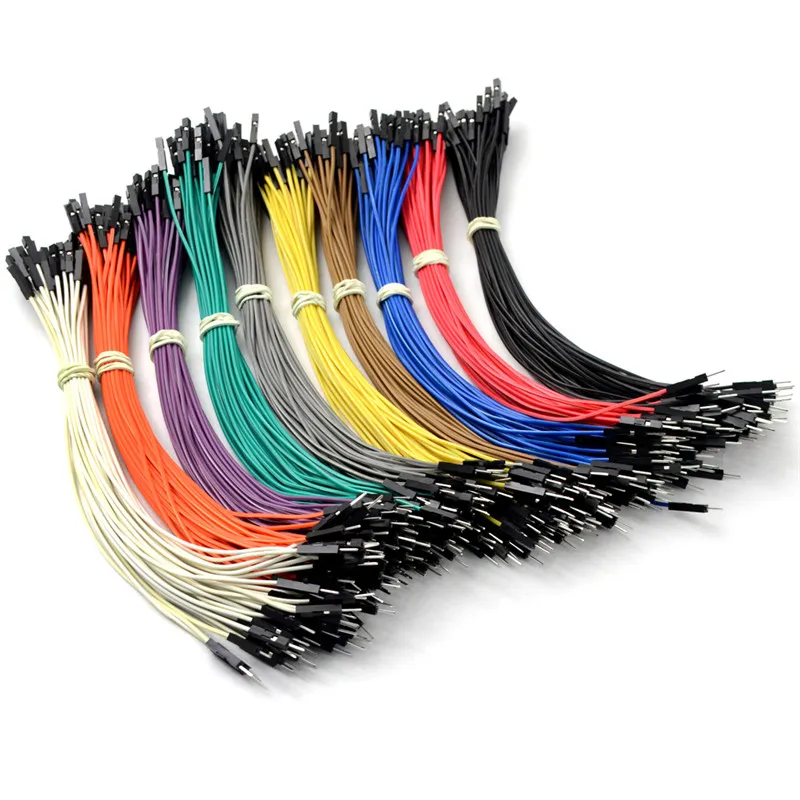 

40Pcs 20Cm 2.54MM Double-headed Female To Male Dupont Wire Random Color Jumper Cable For Arduino