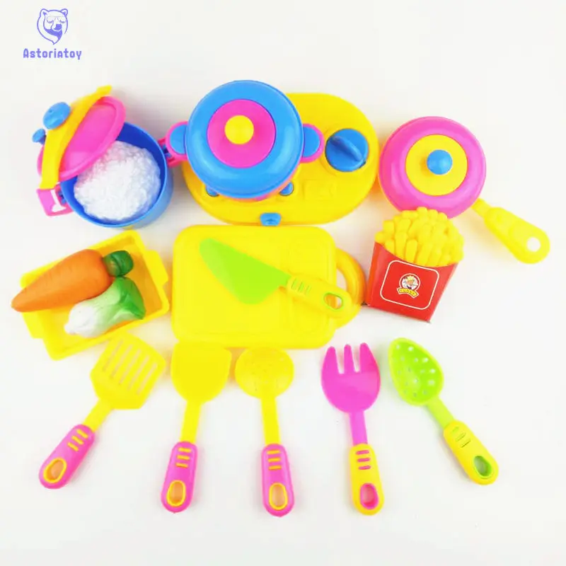 Buy 17pcs/1lot Kitchen Utensils Toys Educational Kids Toy Plastic Kitchen Play