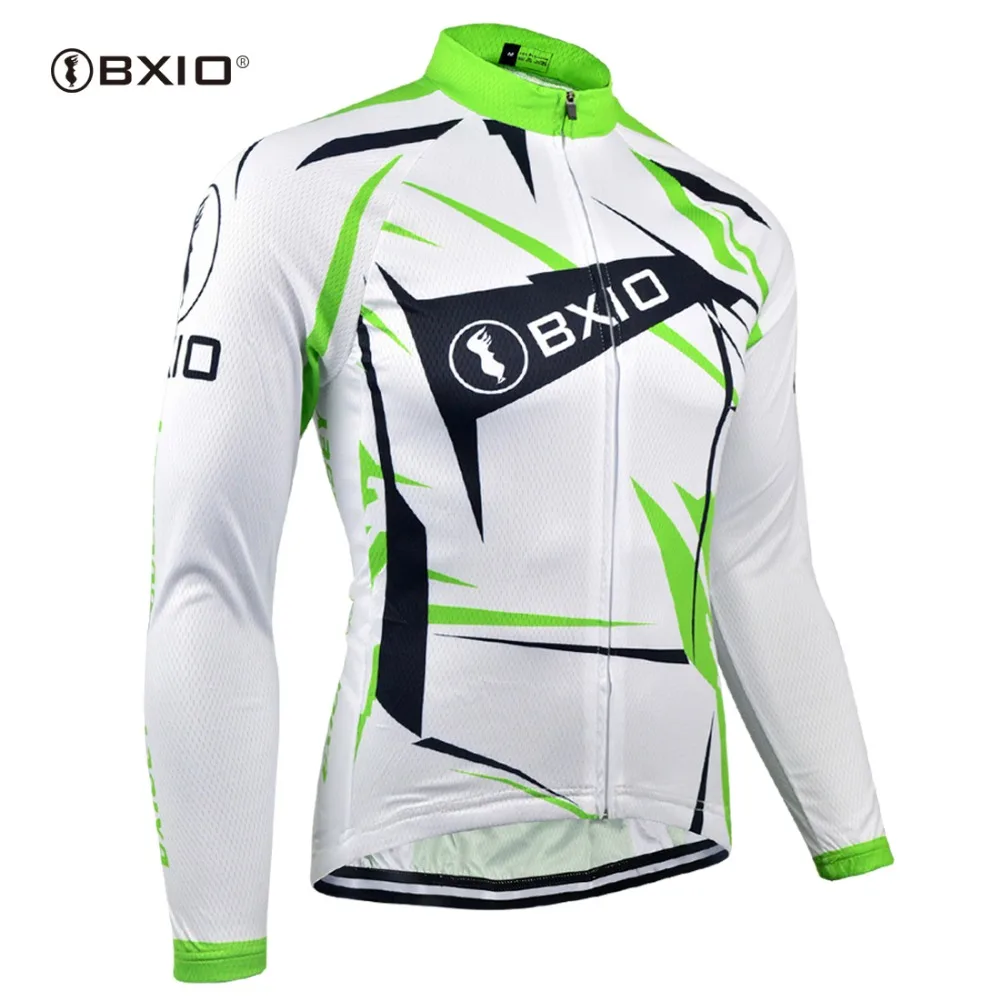 BXIO Мужская дышащая верхняя одежда для велоспорта Джерси Спортивная одежда велосипедный велосипед для бега быстросохнущая одежда длинный рукав спортивный Джерси Топы 031