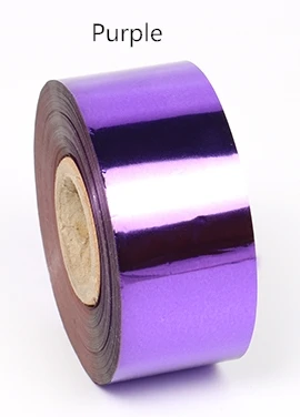 BOSSDEN 3 см кожа паяльник пресс фольга Горячая фольга штамповочная бумага теплопередача анодированная позолоченная Тисненая Печать Бумага - Цвет: purple