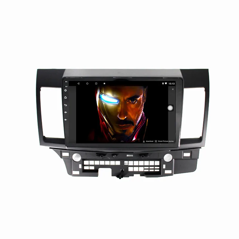 Discount IPS Car GPS radio 8Core 4G+32G Android8.1 Multimedia Player for Mitsubishi Lancer 2007-2018 with radio BT stereo FM WIFI 2
