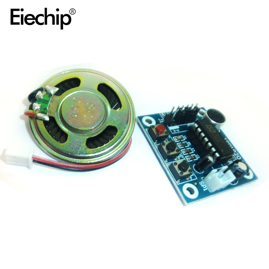 

ISD1820 recording module voice module the voice board telediphone module board with Microphones + Loudspeaker for arduino Kit