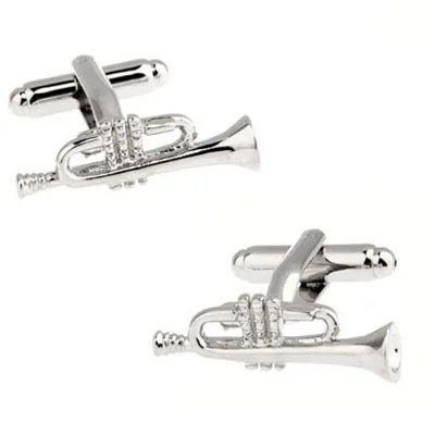 

Silver Loudspeaker Cufflink Cuff Link 1 Pair Retail Free Shipping Promotion