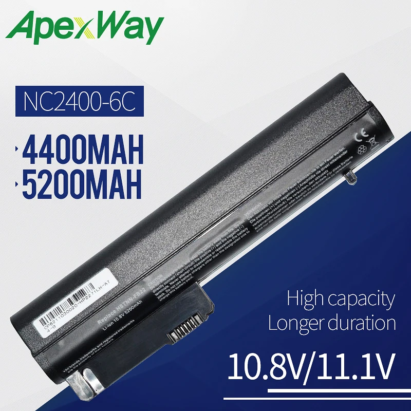 Аккумулятор для ноутбука HP COMPAQ 4400 мАч 2400 p nc2400 nc2410 2510 t EliteBook 2533 2530p 2540 404887
