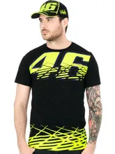 Marke Neue 2016 baumwolle MOTO GP Rossi VR 46 Hemd Der Arzt Schwarz Motorrad T-Shirt Persönlichkeit Beiläufige T-stücke