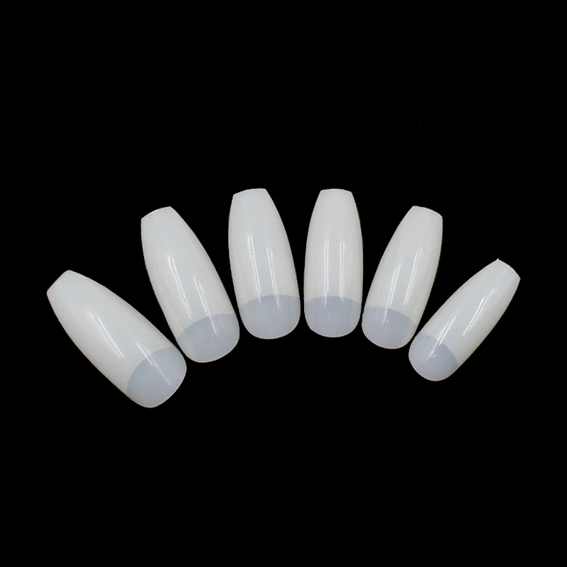 Кончики для ногтей 500 шт половинные балерины поддельные ногти прозрачные/Природа профессиональный салон гроб гвозди Арт Набор искусственный Ongle гель лак для ногтей набор