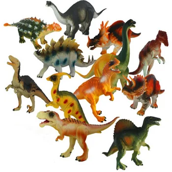 

1 piece Soft Rubber Figure Collectible Toys 12 Kinds Simulation Dinosaur Animal Soft Rubber Toys