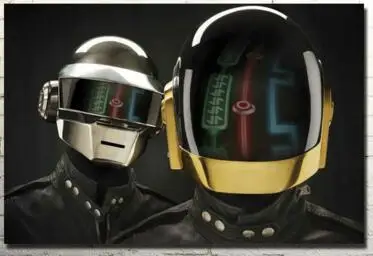 Daft Punk Music Singer Star Art Print Silk Poste Wall 12x18' 24x36' 24x48' | Дом и сад