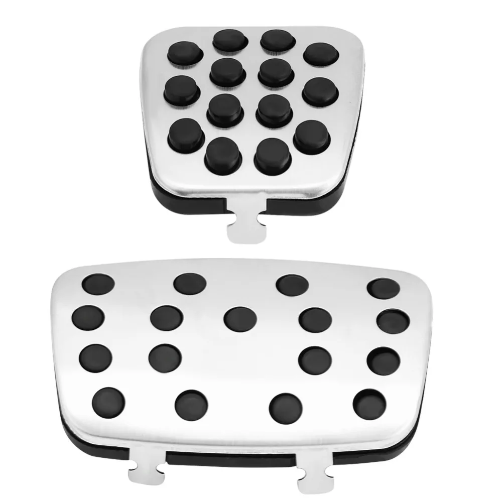 for Manual Vehicle 3pcs Car Clutch Brake Foot Pedals Cover Treadle Non-Slip Pedal Pads Manual Clutch Pedal for Chevro-let C-ruz Vaux-hall