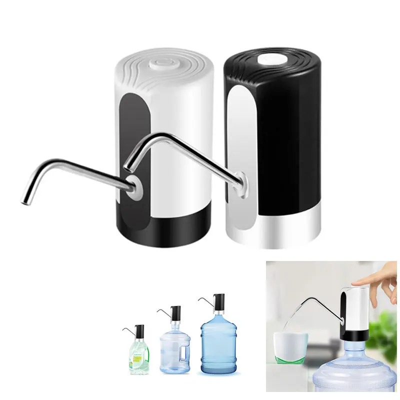 

4W Automatic Wireless USB Rechargeable Water Pump Electric Dispenser Drinking Bottle Switch Portable Gallon Bottle Water Pump
