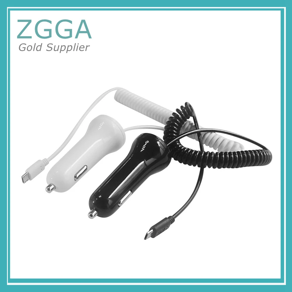 

NEW Car Charger For Tablet Accessories Electric Rohs 5V 4.8A 24W Single USB Port With Android Micro Cable