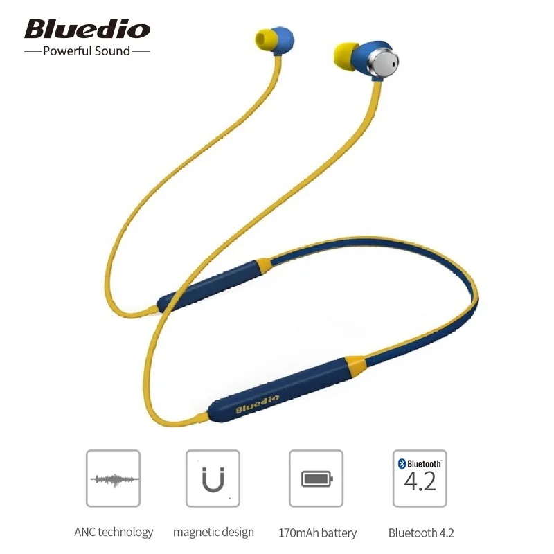

Bluedio TN Wireless Bluetooth Earphone Neckband Magnetic Active Noise Cancelling Sport Headset Earbuds For iphone Xiaomi Samsung