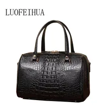 LUOFEIHUA Новая модная сумка из крокодиловой кожи, сумка через плечо, дизайнерская сумка