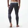 Mens Long Johns Underwear Solid Color Male Leggings Hombre Sexy Thermal Underpants Modal Elasticity Soft Termico Long Johns ► Photo 3/6