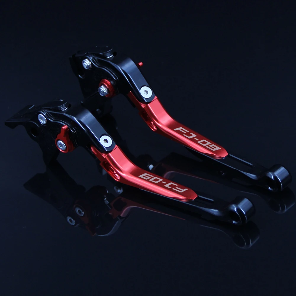 Riderjacky красный+ черный для Yamaha FJ-09 FJ09 FJ 09- Регулируемый складной выдвижной Мотоцикл тормозные рычаги сцепления