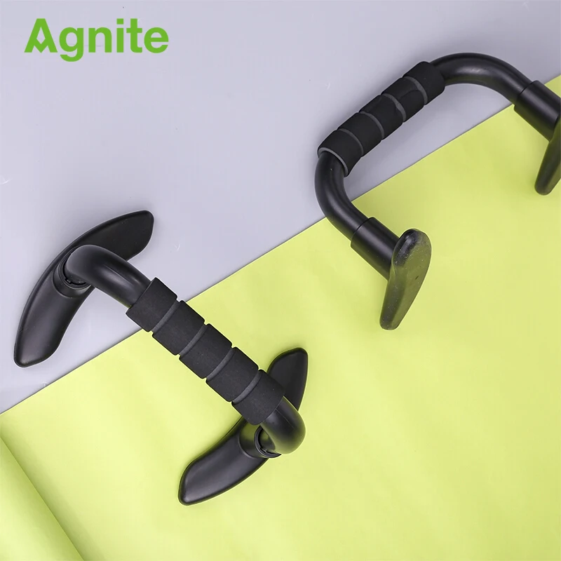 Agnite C-نوع الرياضة اللياقة البدنية دفع عمليات تقف بار الرئيسية الجمنازيوم أدوات الرجال النساء شامل الجسم بناء ممارسة التدريب بالجملة