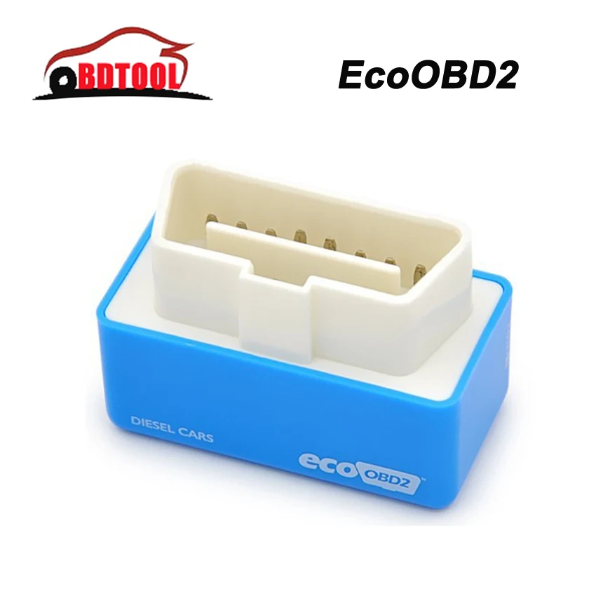 

New Arrival Blue EcoOBD2 for Diesel Car Chip Tuning Box Plug and Drive EcoOBD2 Eco obd2 Lower Fuel and Lower Emission