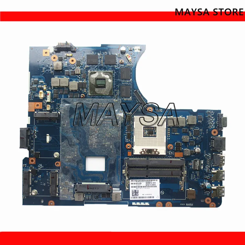 

Y580 motherboard QIWY4 LA-8002P For LENOVO Y580 Laptop Motherboard 90001314 GTX660M 2G HM76 DDR3 tested 100% work